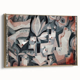 Modern Wall Art: Abstract Garden Scene by Paul Klee