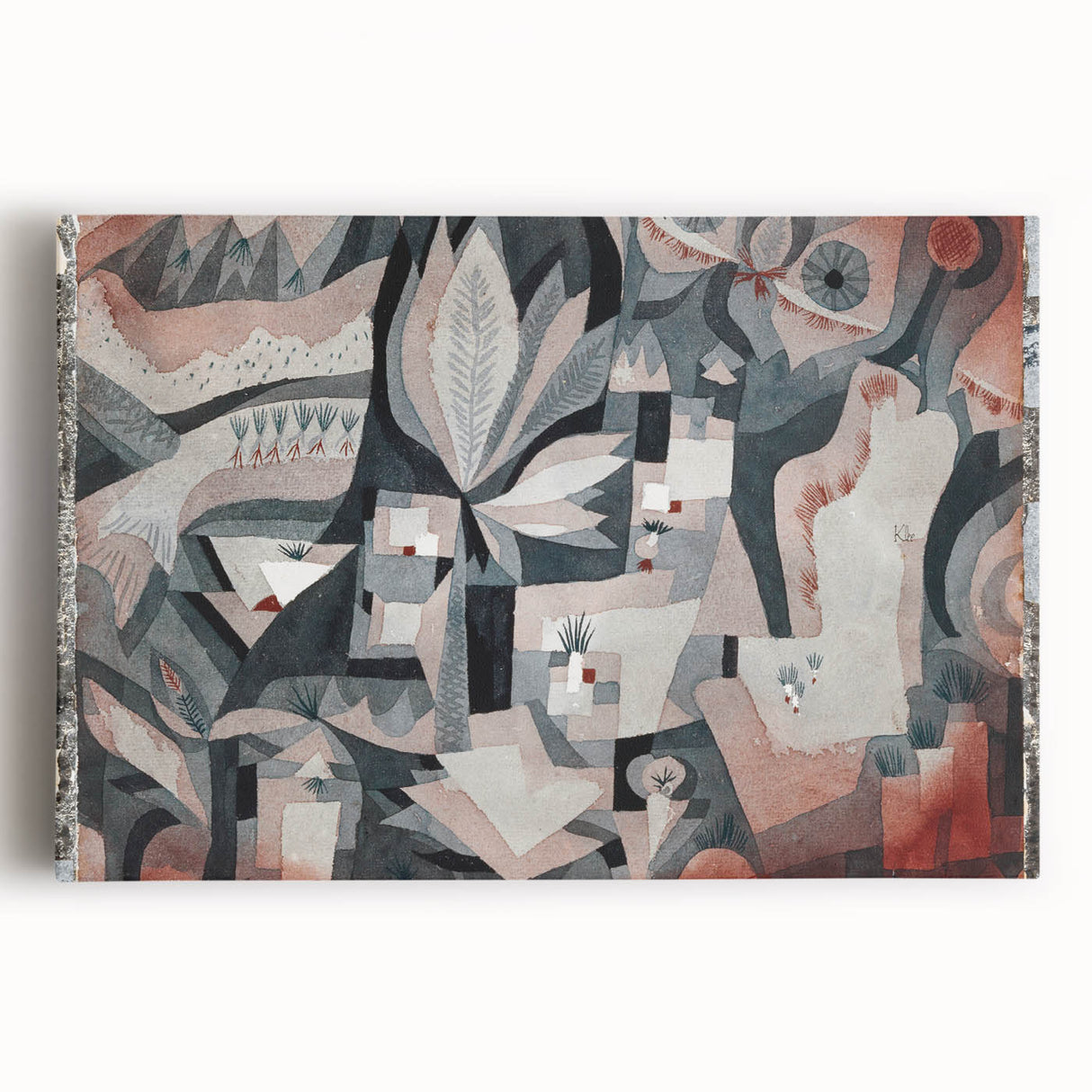 Modern Wall Art: Abstract Garden Scene by Paul Klee