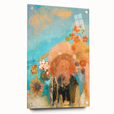 Abstract Floral Modern Wall Art – Contemporary Art Print