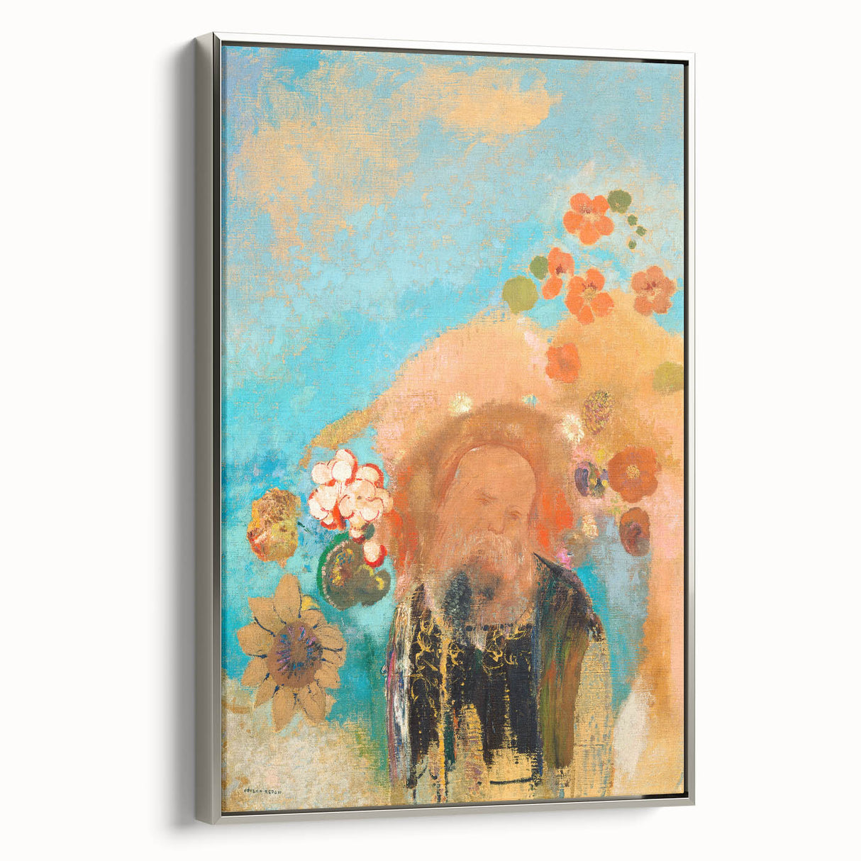 Abstract Floral Modern Wall Art – Contemporary Art Print