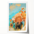 Abstract Floral Modern Wall Art – Contemporary Art Print