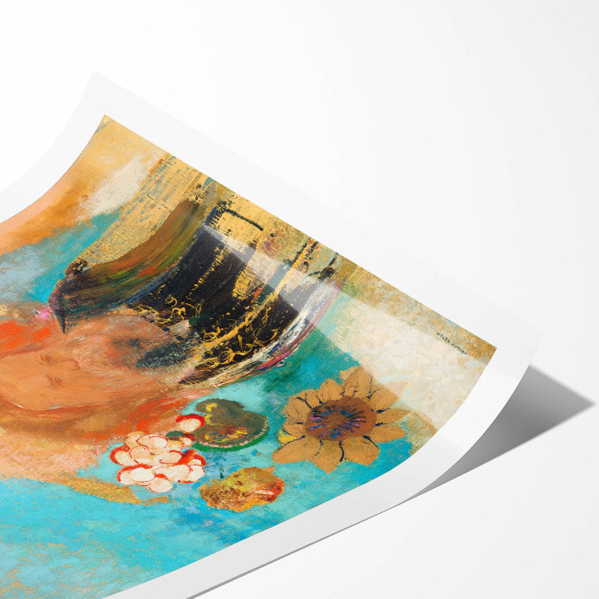 Abstract Floral Modern Wall Art – Contemporary Art Print