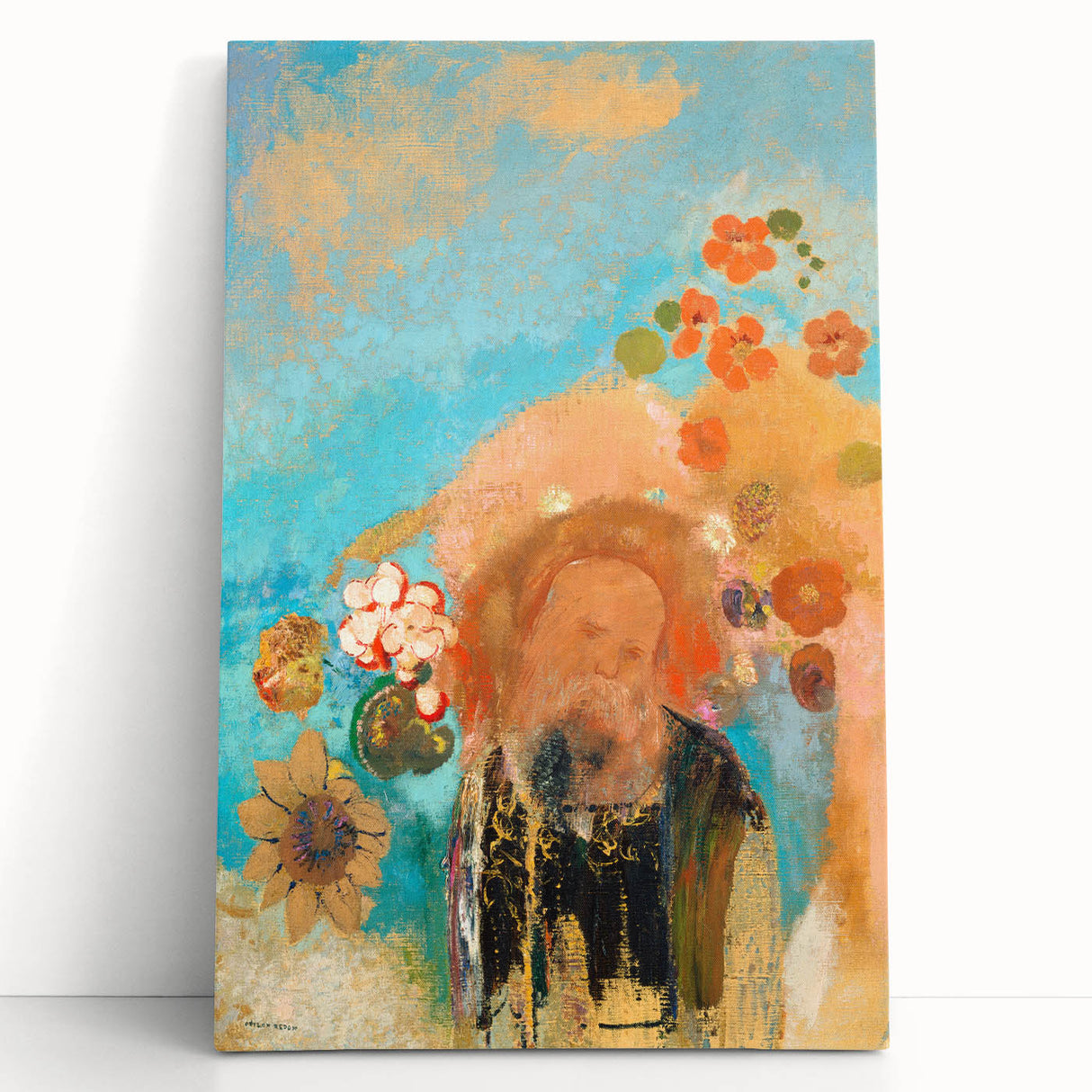 Abstract Floral Modern Wall Art – Contemporary Art Print