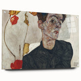 Modern Wall Art: Egon Schiele’s Self-Portrait with Physalis