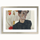 Modern Wall Art: Egon Schiele’s Self-Portrait with Physalis