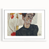 Modern Wall Art: Egon Schiele’s Self-Portrait with Physalis