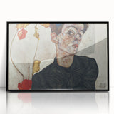 Modern Wall Art: Egon Schiele’s Self-Portrait with Physalis