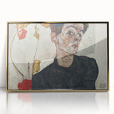 Modern Wall Art: Egon Schiele’s Self-Portrait with Physalis