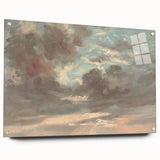 Romanticism Art: Stormy Sunset Cloud Study by John Constable