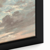 Romanticism Art: Stormy Sunset Cloud Study by John Constable