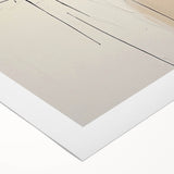 Custom Dining Room Wall Décor - Abstract Beige, Gold & Black Art