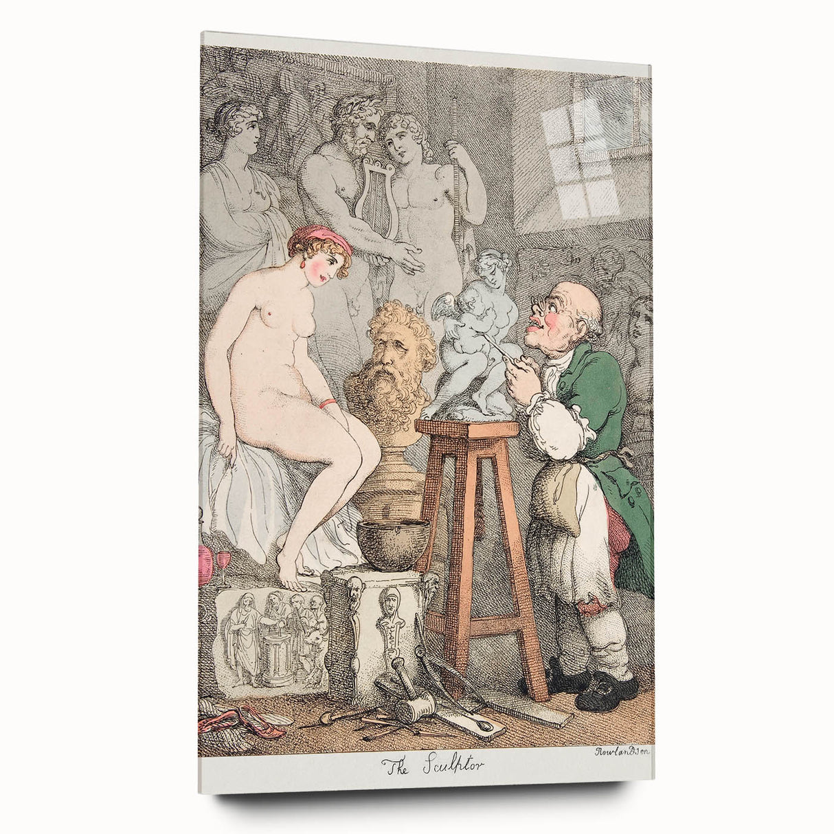 18th Century Neoclassical Equestrian Art Print of Countess