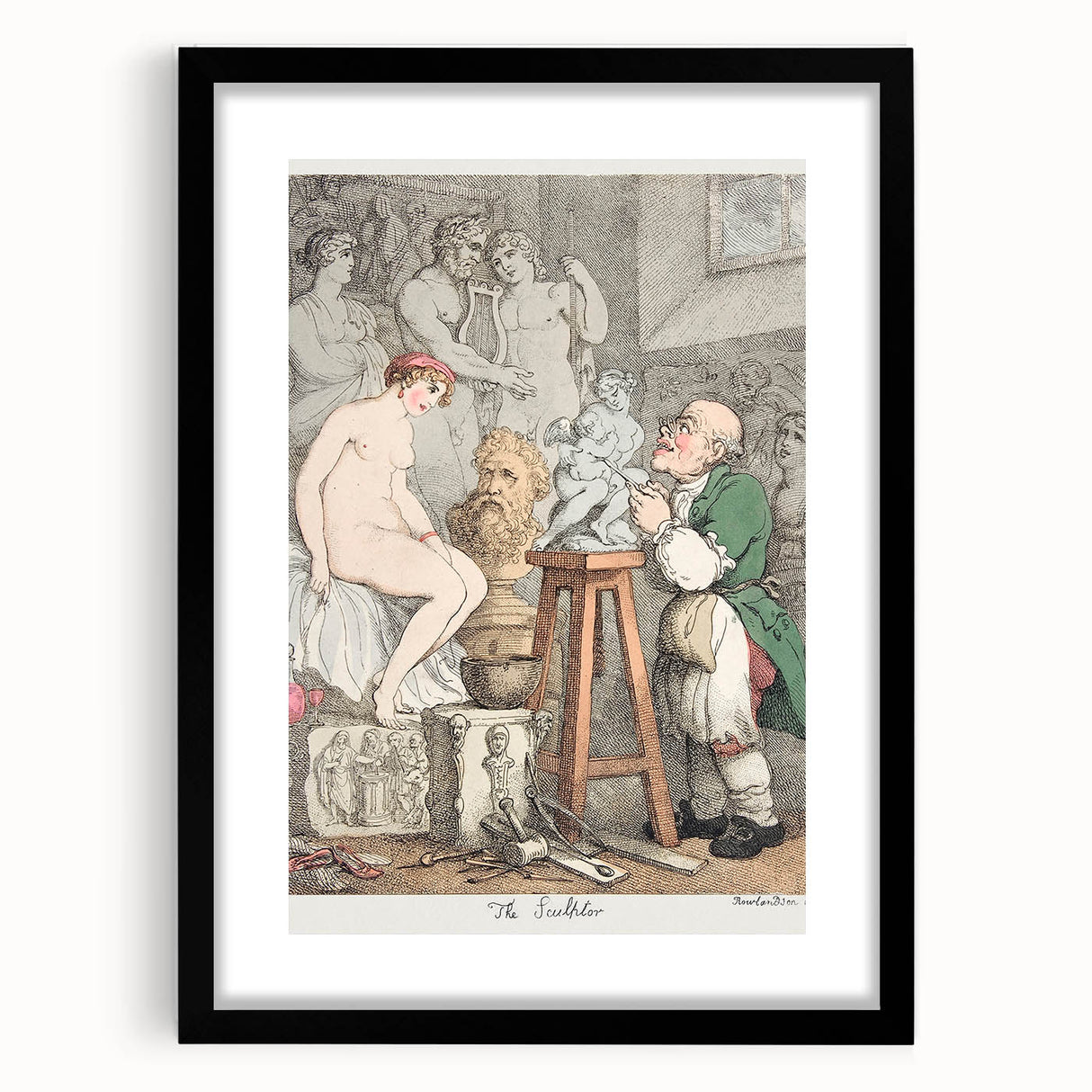 18th Century Neoclassical Equestrian Art Print of Countess