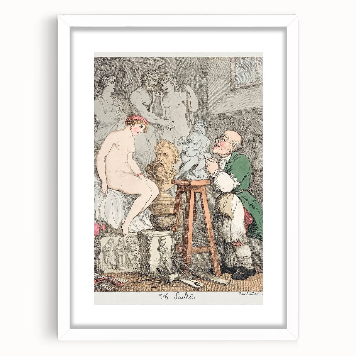 18th Century Neoclassical Equestrian Art Print of Countess