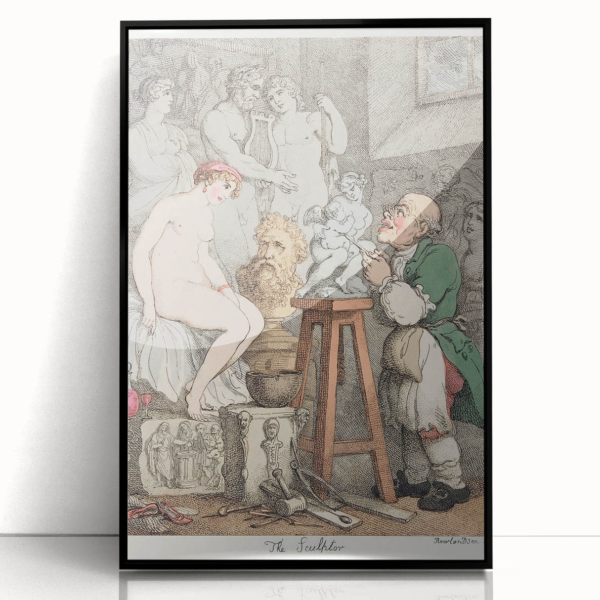 18th Century Neoclassical Equestrian Art Print of Countess