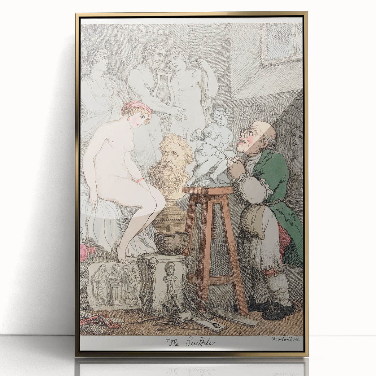 18th Century Neoclassical Equestrian Art Print of Countess