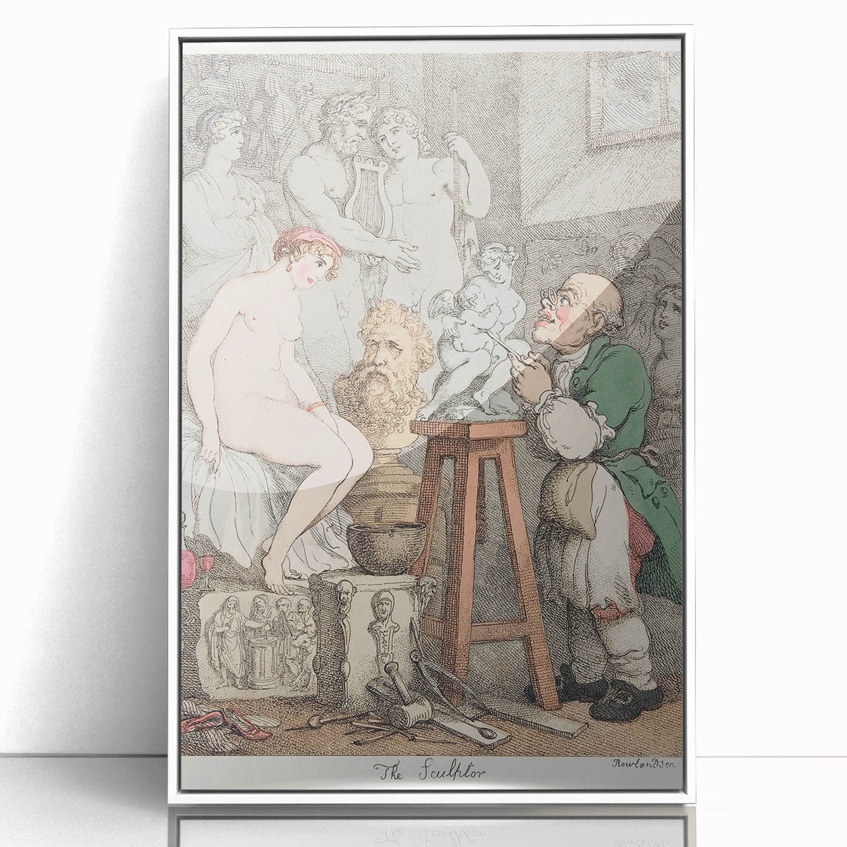 18th Century Neoclassical Equestrian Art Print of Countess