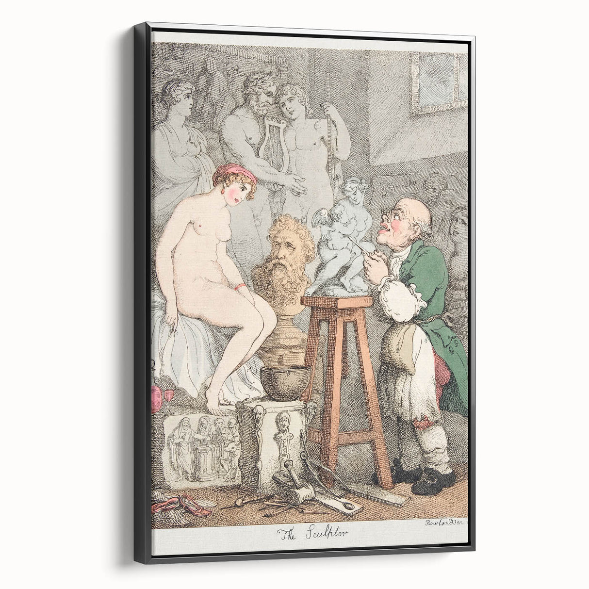 18th Century Neoclassical Equestrian Art Print of Countess