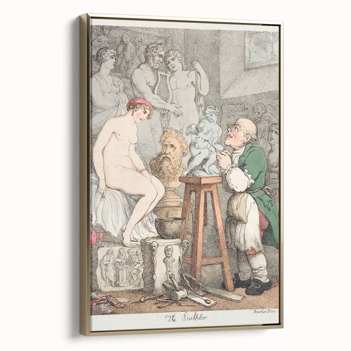 18th Century Neoclassical Equestrian Art Print of Countess