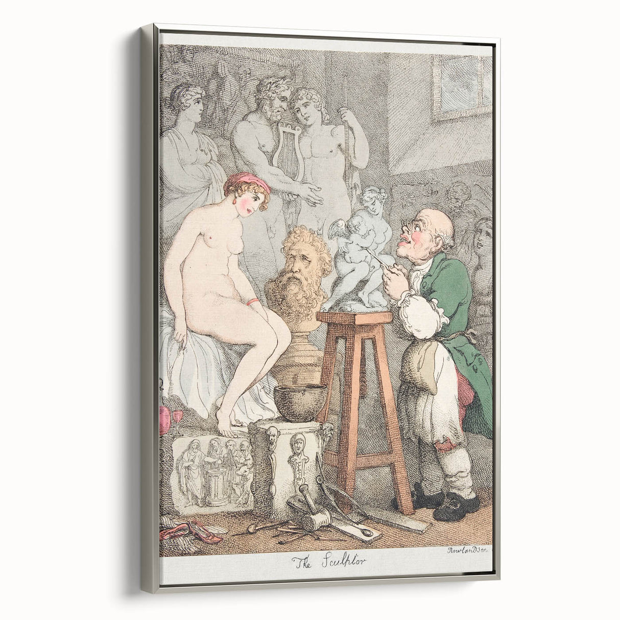 18th Century Neoclassical Equestrian Art Print of Countess