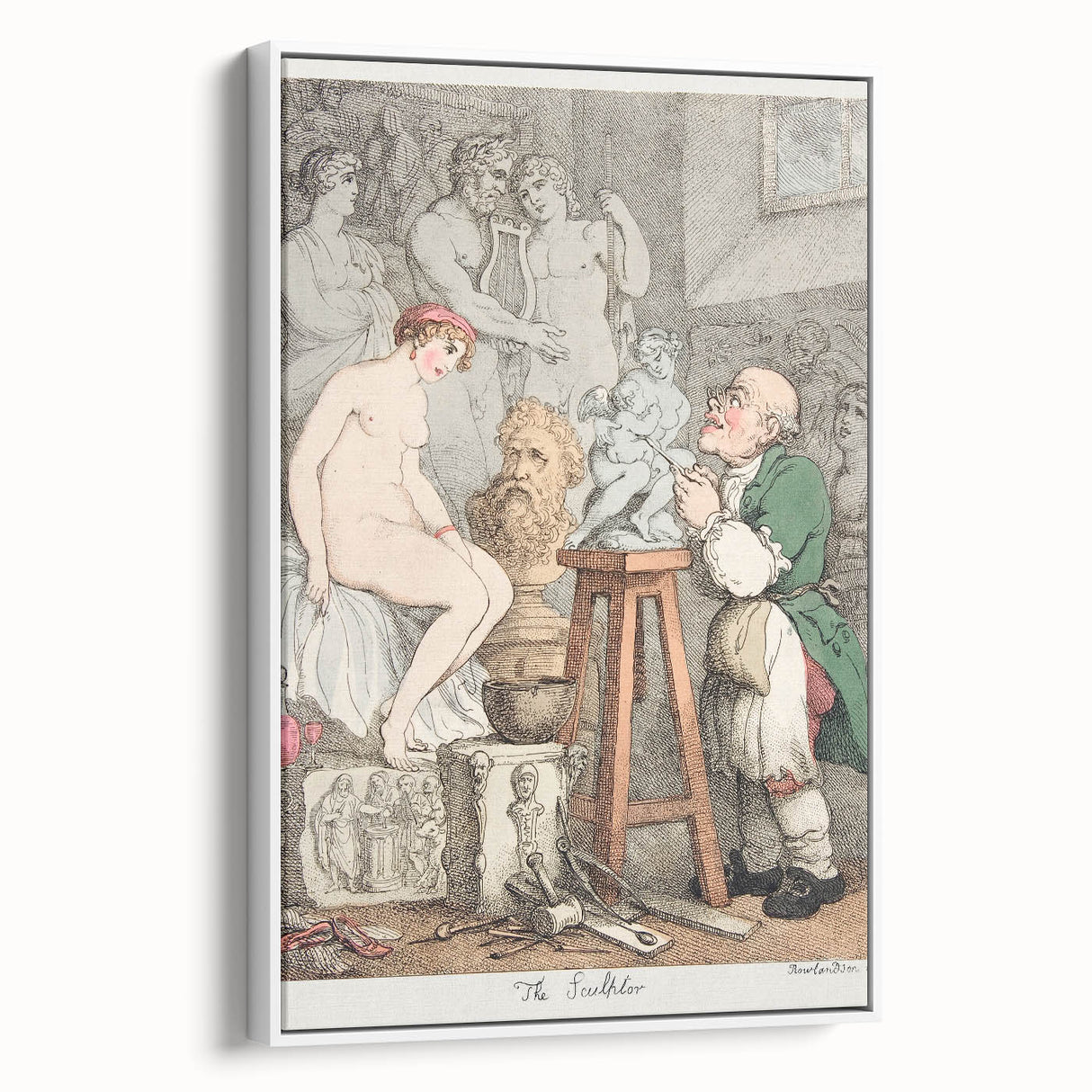 18th Century Neoclassical Equestrian Art Print of Countess
