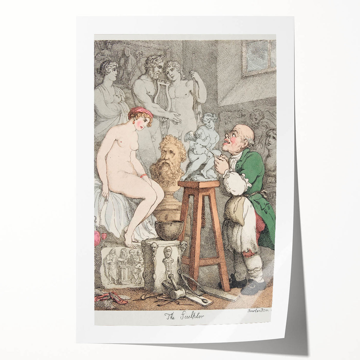 18th Century Neoclassical Equestrian Art Print of Countess