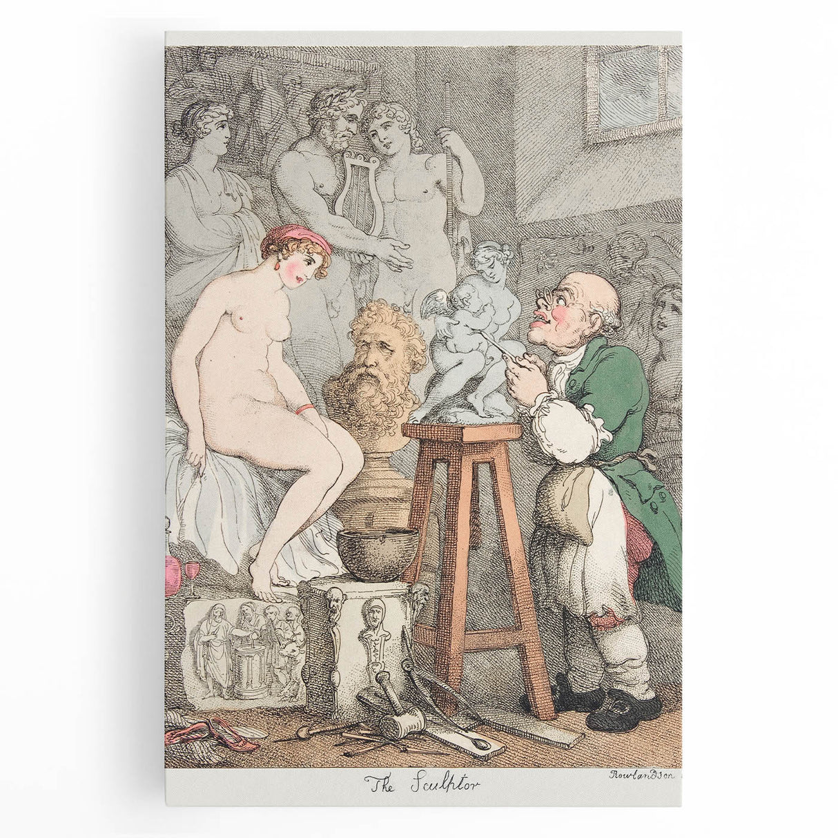 18th Century Neoclassical Equestrian Art Print of Countess