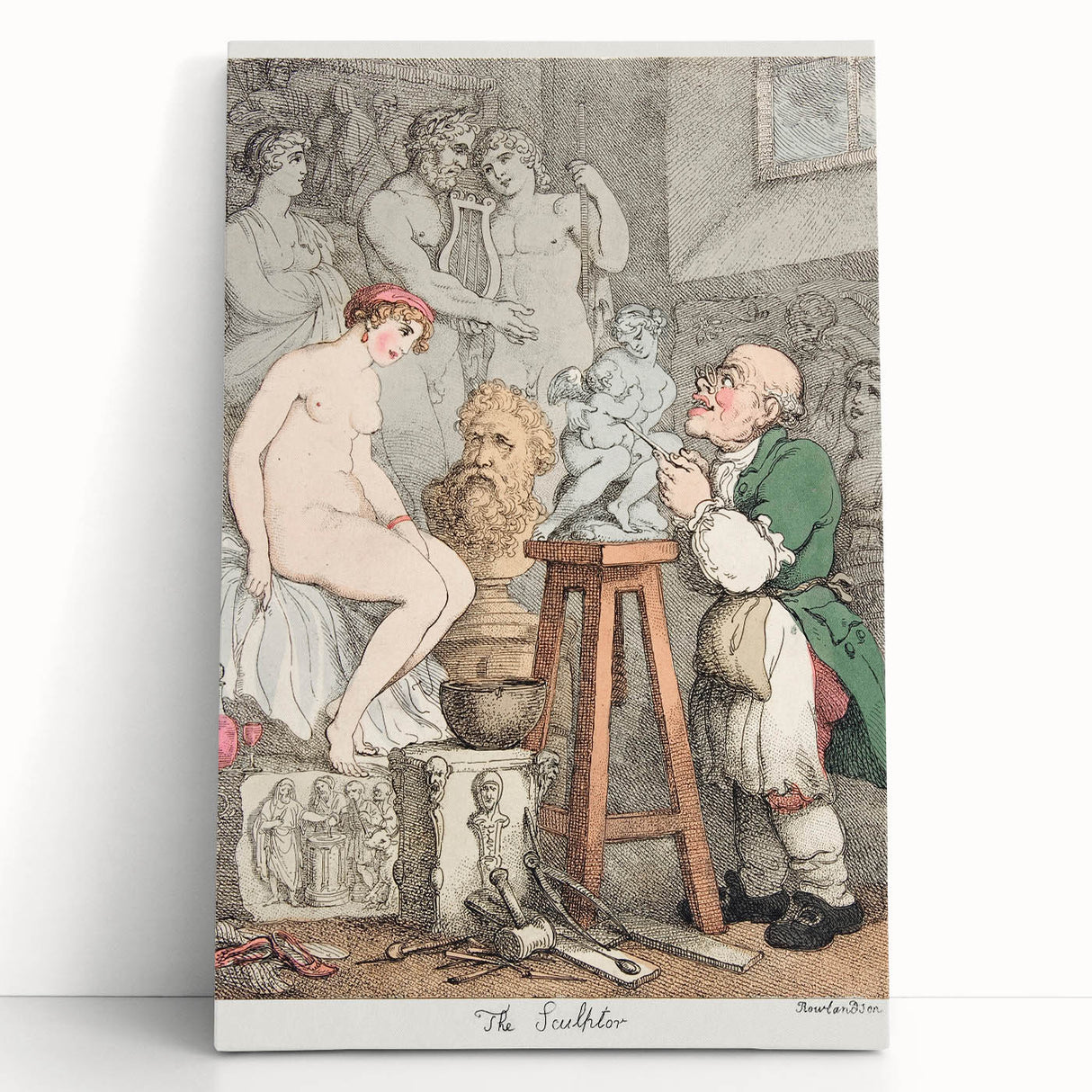 18th Century Neoclassical Equestrian Art Print of Countess