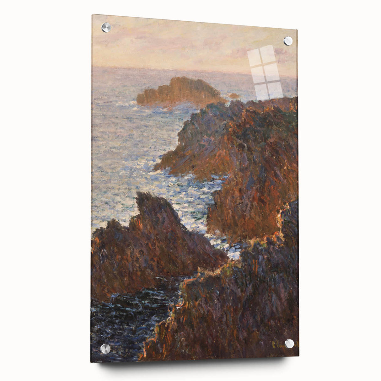 Impressionist Wall Art: Claude Monet's Rocks at Belle Isle Print