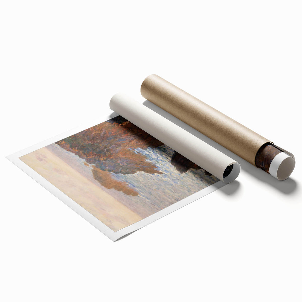 Impressionist Wall Art: Claude Monet's Rocks at Belle Isle Print