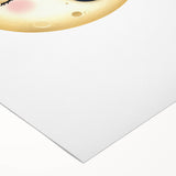 Kids Room Art Prints - Sleeping Moon & Panda Nursery Wall Decor