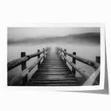 Rolled print showcasing a stunning landscape bridge design, featuring vibrant colors and intricate details, carefully packaged in a protective cardboard tube for shipping.