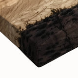 Close-up of a stretched canvas showcasing a vibrant landscape of canyons, featuring rich earth tones and intricate textures, perfect for enhancing home decor.