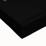 Close-up view of a vibrant countryside landscape stretched canvas artwork, showcasing rich greens and blues, perfect for home decor. Ideal for nature enthusiasts.