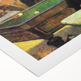 Modern Wall Art: Paul Gauguin’s Night Café in Arles, Rich Colors