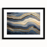 Extra large abstract art print featuring textured, colorful swirls on a black framed canvas, ideal for living room decor.
