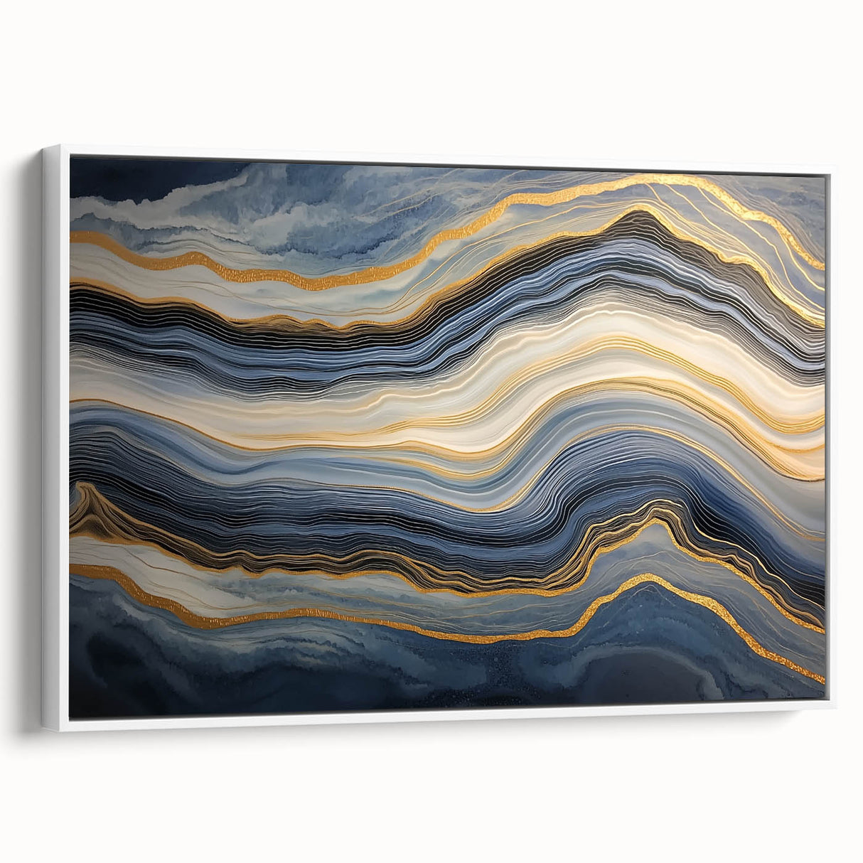 Framed canvas featuring a close-up of nature elements in vibrant colors, ideal for living room decor.