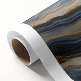 Art Deco style poster of nature elements in vibrant greens and blues on rolled canvas, ideal for nursery wall art.