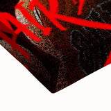 Iconic Pop Art Wall Art - Jordan Canvas with Red and Black