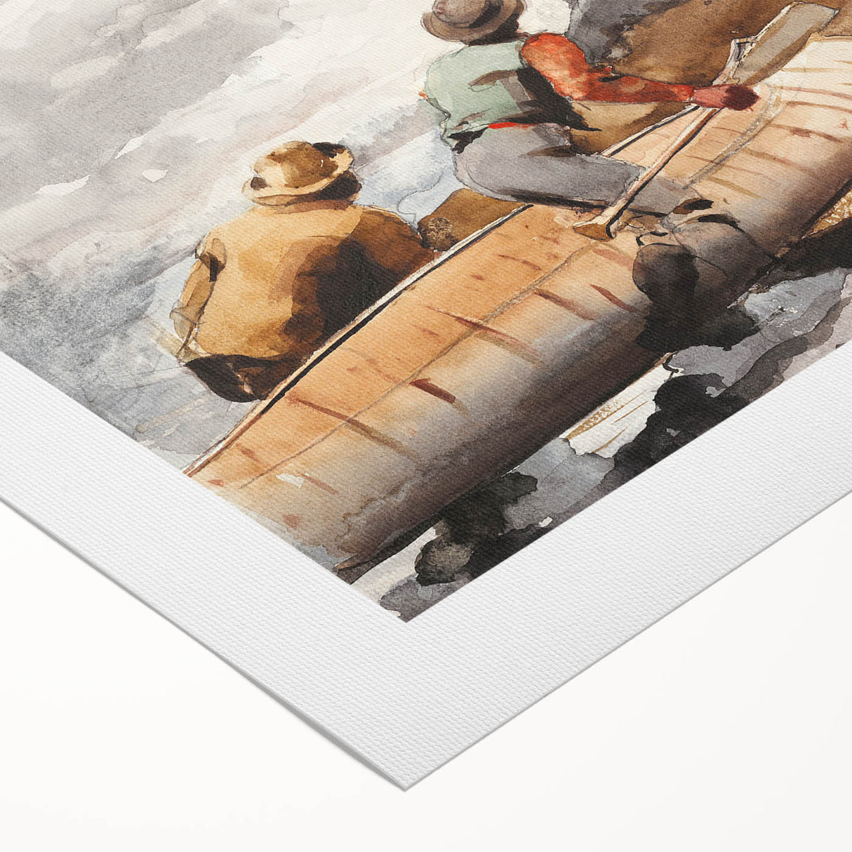 Realism Art Prints - The Eagle’s Nest by Winslow Homer