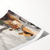 Realism Art Prints - The Eagle’s Nest by Winslow Homer