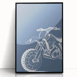Dirt Bike Wall Art – Cool & Adventurous Boys Room Decor
