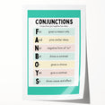 Kids Educational Wall Art – Conjunctions Learning Poster