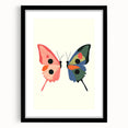 Colorful Butterfly Nursery Wall Art - Kids Room Art Prints
