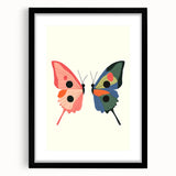 Colorful Butterfly Nursery Wall Art - Kids Room Art Prints