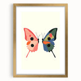 Colorful Butterfly Nursery Wall Art - Kids Room Art Prints