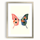 Colorful Butterfly Nursery Wall Art - Kids Room Art Prints