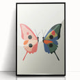 Colorful Butterfly Nursery Wall Art - Kids Room Art Prints
