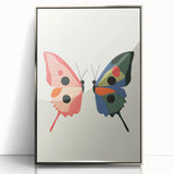 Colorful Butterfly Nursery Wall Art - Kids Room Art Prints