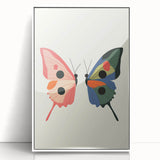 Colorful Butterfly Nursery Wall Art - Kids Room Art Prints